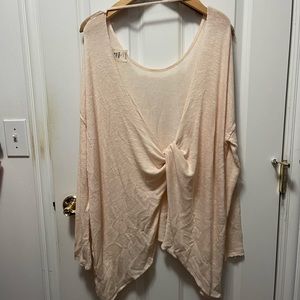 Free people We the Free knit baby pink top XS